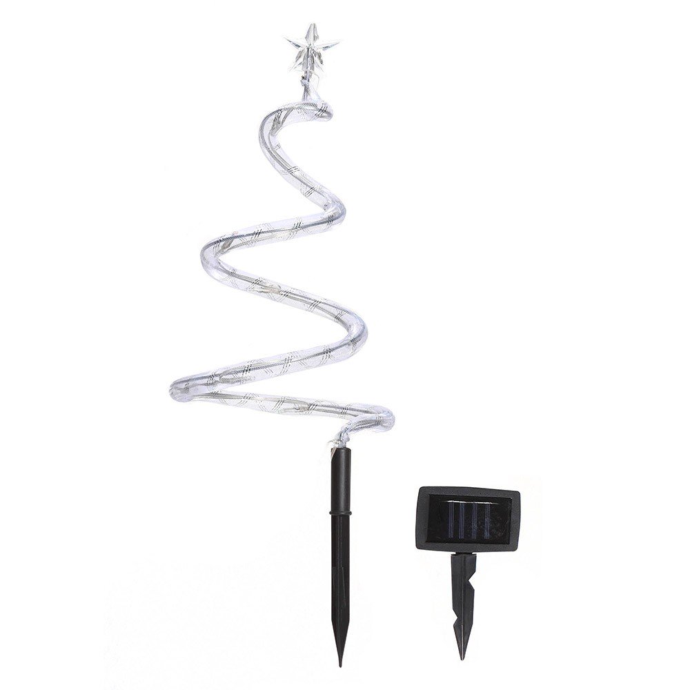 SAPINS SPIRALE SOLAIRES 40 LED MULTICOLORE
