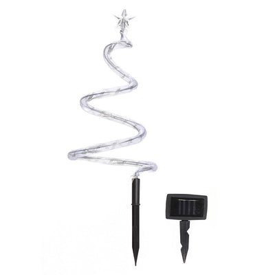 SAPINS SPIRALE SOLAIRES 40 LED MULTICOLORE