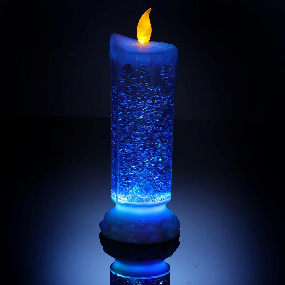 BOUGIE À LED CHANDELLE PAILLETTE
