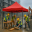 TENTE PLIANTE PRO 3 X 3 M ROUGE (5)