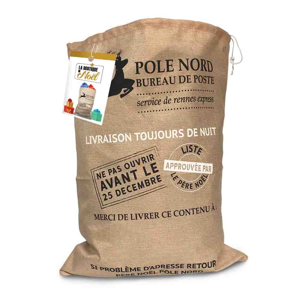 HOTTE DU PÈRE NOËL, Lot de 4 (5)