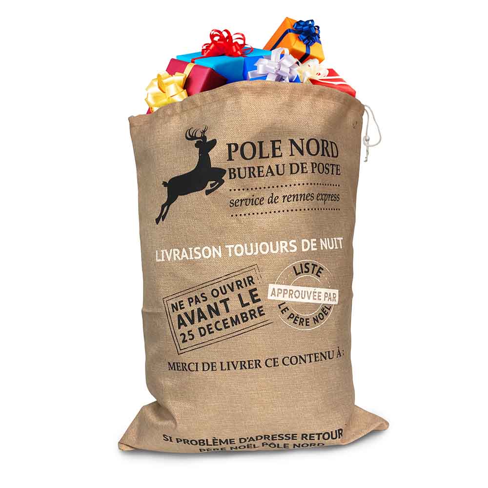 HOTTE DU PÈRE NOËL, Lot de 4