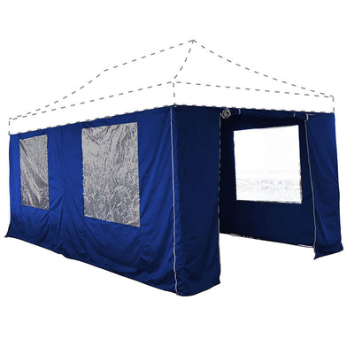 MURS TENTE PLIANTE PRO 3 X 6 M & MURS TENTE PLIANTE PRO 3 X 6 M BLEUE