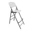 CHAISE HAUTE PLIANTE 45 X 79 X 121 CM BLANCHE