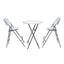 CHAISE HAUTE PLIANTE 45 X 79 X 121 CM BLANCHE (2)