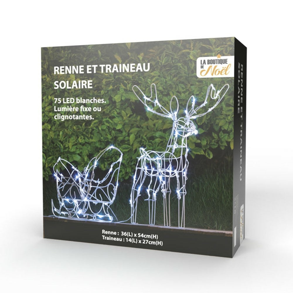 RENNE ET TRAINEAU SOLAIRE