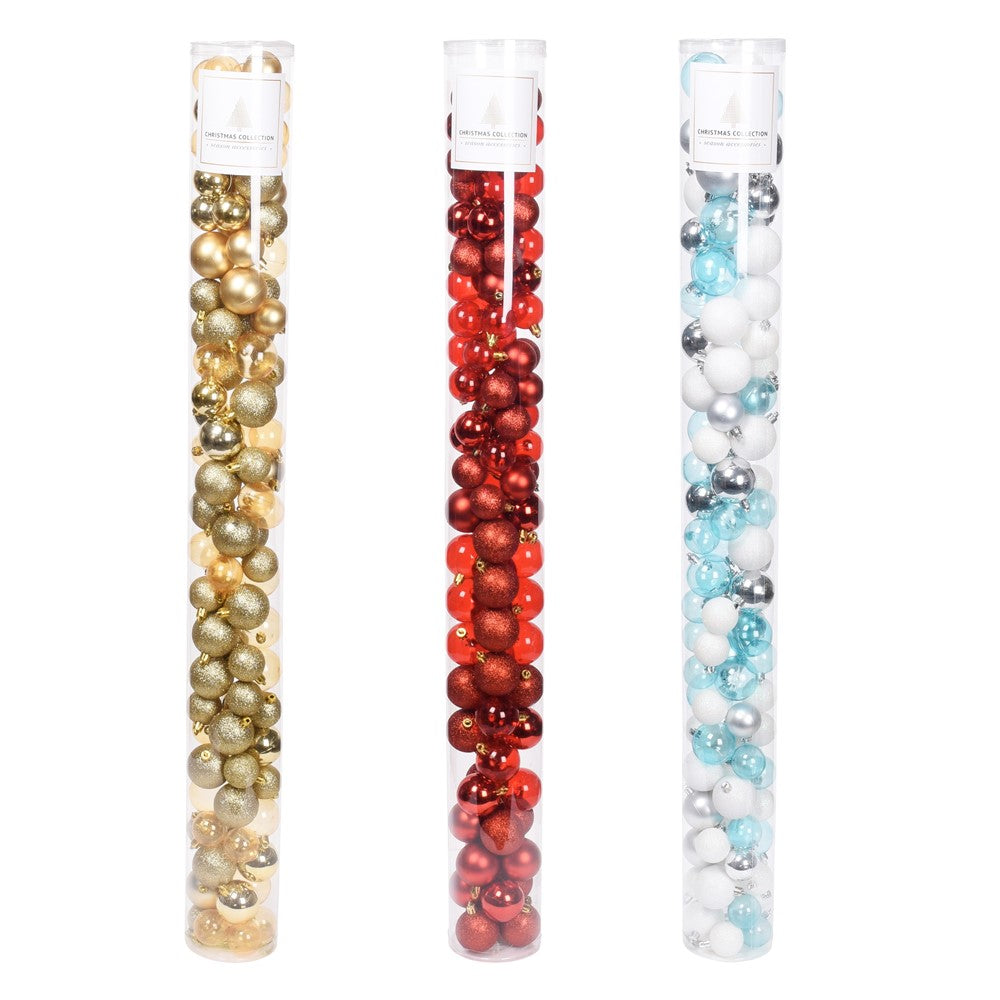 BOULES DE NOËL ASSORTIES X100 (3)