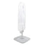 HOUSSE PARASOL DÉPORTÉ PLASTIQUE BLANC