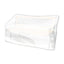 HOUSSE BANC DE JARDIN PLASTIQUE BLANC