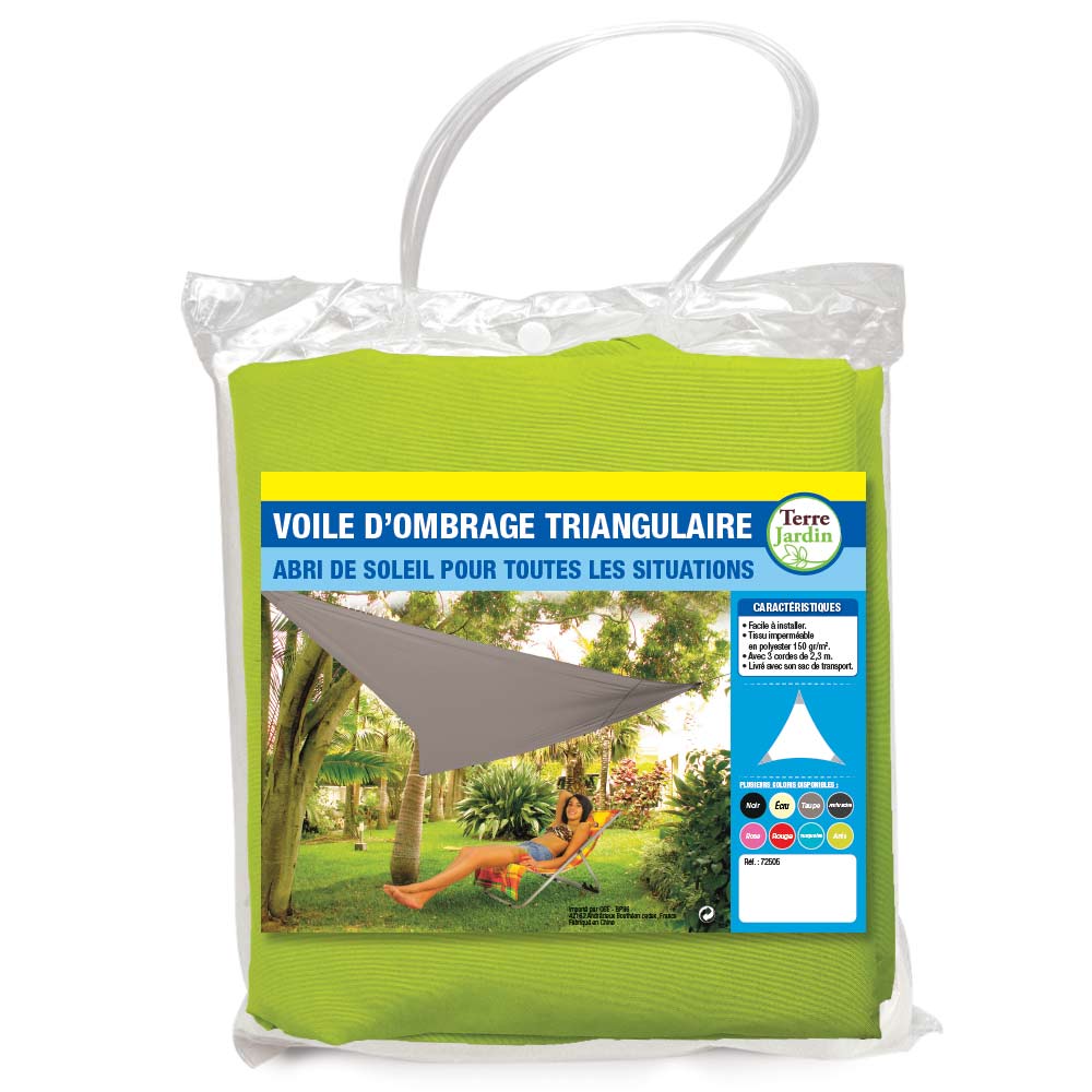 VOILE D'OMBRAGE (14) & VOILE D'OMBRAGE 3.6 X 3.6 X 3.6 M ANIS & VOILE D'OMBRAGE 5 X 5 X 5 M ANIS