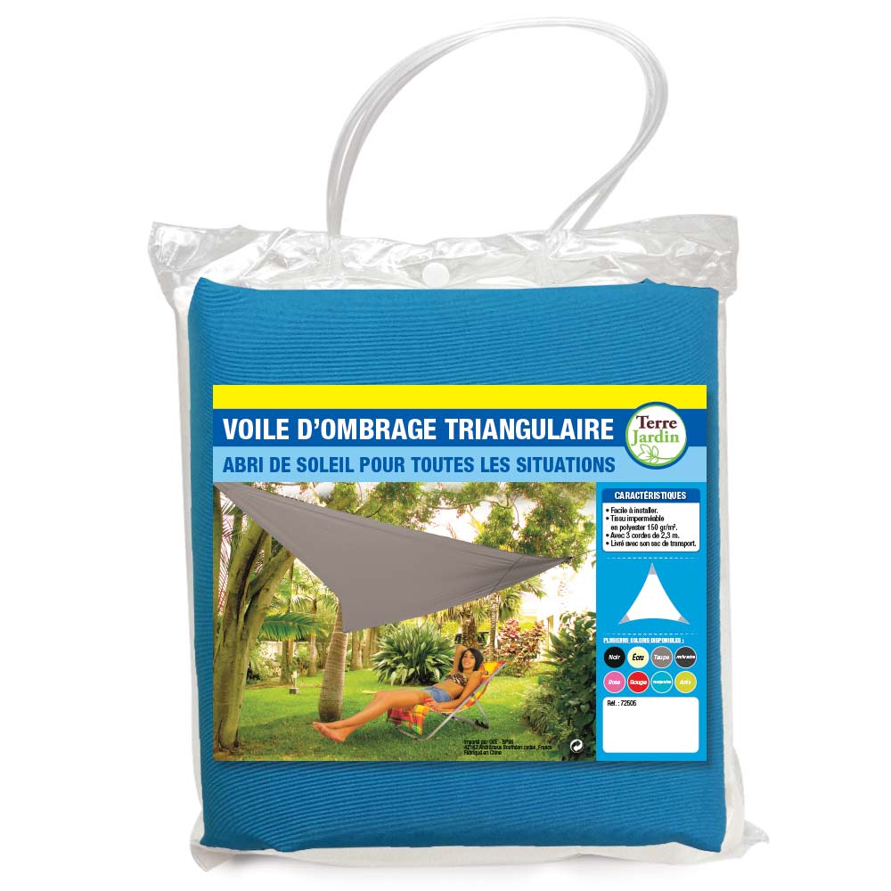 VOILE D'OMBRAGE (15) & VOILE D'OMBRAGE 3.6 X 3.6 X 3.6 M TURQUOISE