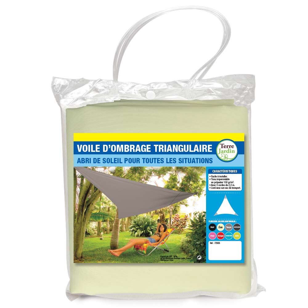 VOILE D'OMBRAGE (17) & VOILE D'OMBRAGE 3.6 X 3.6 X 3.6 M BLANC & VOILE D'OMBRAGE 5 X 5 X 5 M BLANC