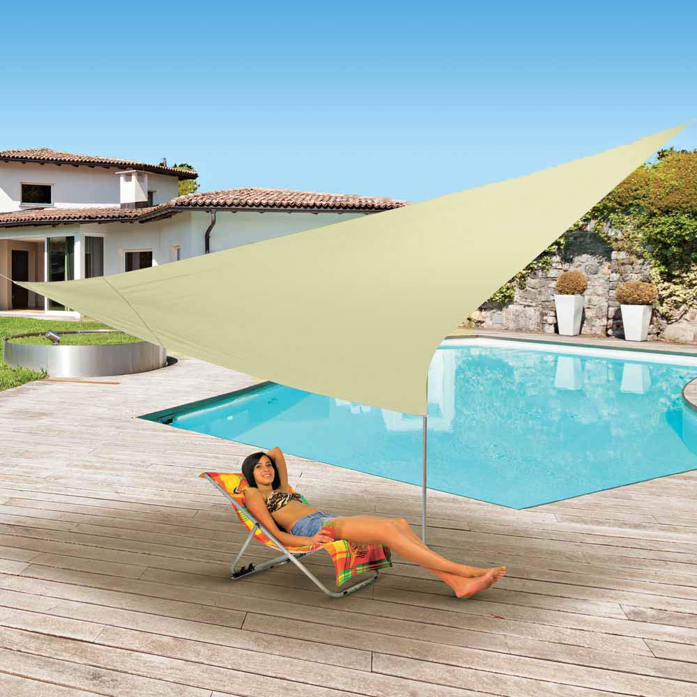 VOILE D'OMBRAGE (9) & VOILE D'OMBRAGE 3.6 X 3.6 X 3.6 M BLANC (3)
