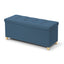 BANQUETTE COFFRE AVEC PIEDS (8) & BANQUETTE COFFRE AVEC PIEDS BLEU CANARD 100 CM