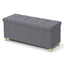 BANQUETTE COFFRE AVEC PIEDS (7) & BANQUETTE COFFRE AVEC PIEDS ANTHRACITE 100 CM