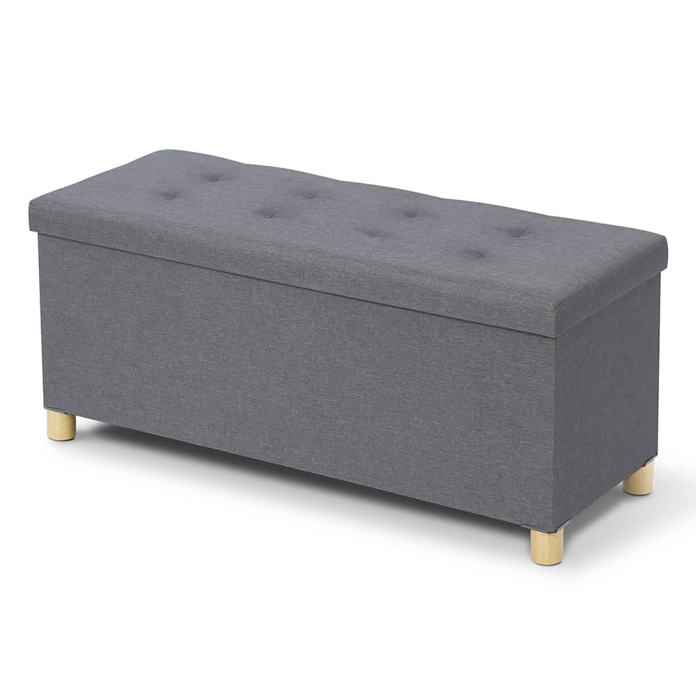 BANQUETTE COFFRE AVEC PIEDS (7) & BANQUETTE COFFRE AVEC PIEDS ANTHRACITE 100 CM