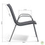 CHAISES TEXTILÈNE EMPILABLES X4 (6)