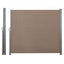 PARAVENT RÉTRACTABLE 2,5 X 1,6 M (5) & PARAVENT RÉTRACTABLE 2,5 X 1,6 M TAUPE