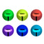 LAMPE SOLAIRE OVNI CHANGEMENT DE COULEURS (10)