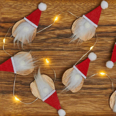 GUIRLANDE BOIS PÈRE NOËL 10 LED (1)