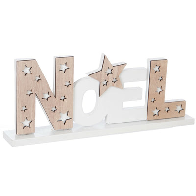 DÉCO BOIS LETTRE NOËL ÉTOILE