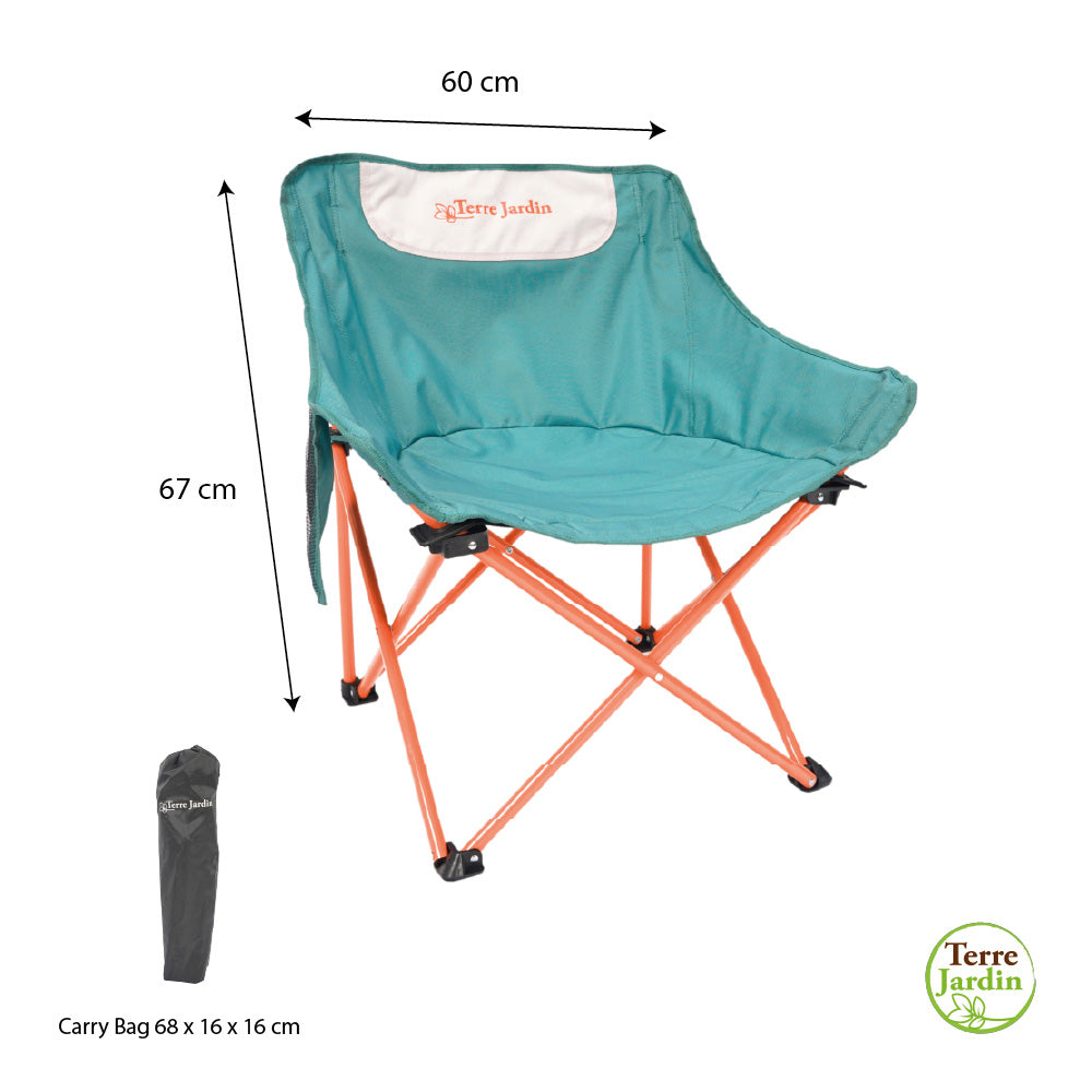 CHAISE DE CAMPING PLIANTE CAMPHORIA OXFORD 600D VERT (6)
