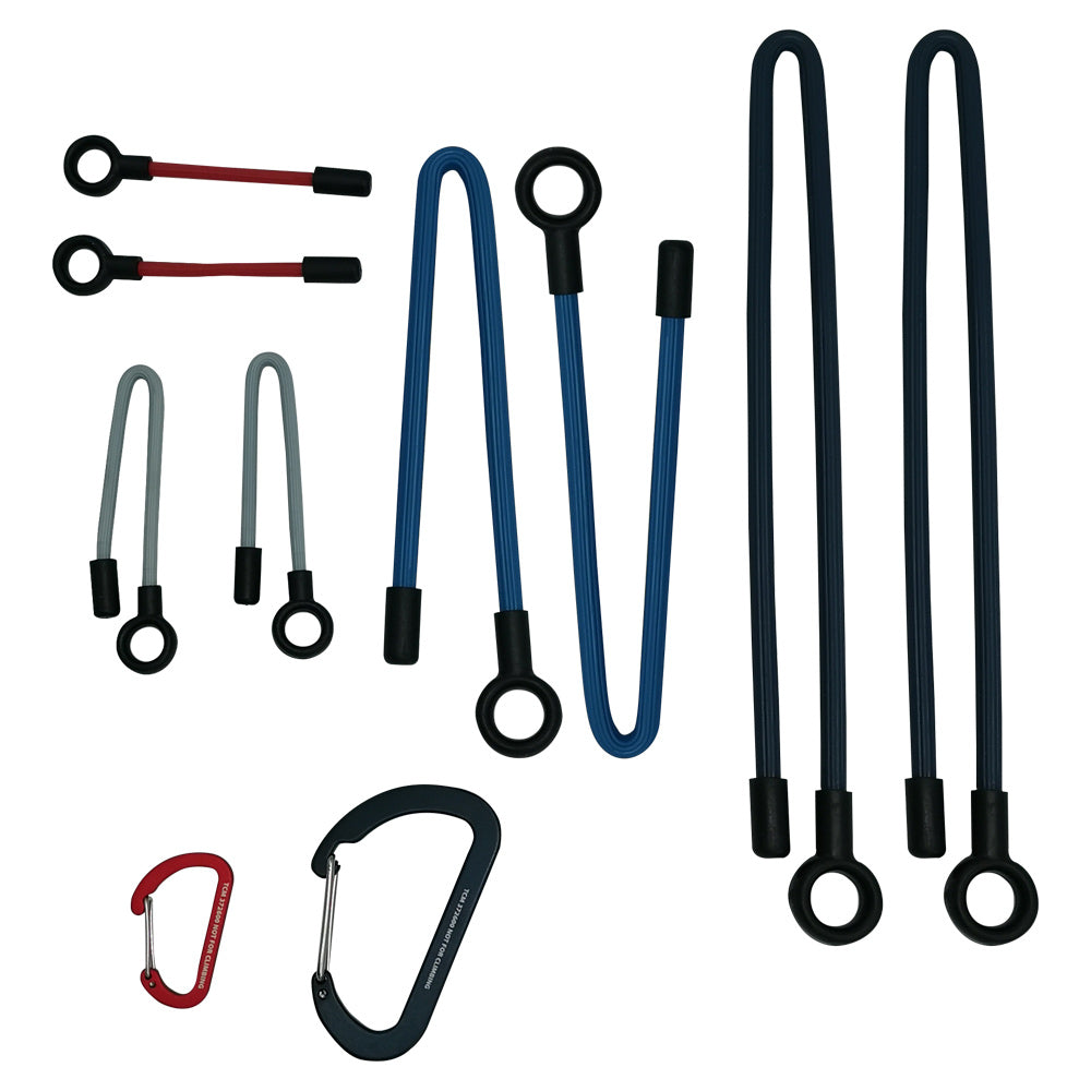 ATTACHES UNIVERSELLES ET MOUSQUETONS X10