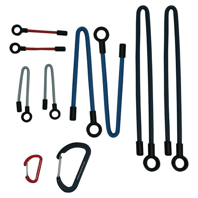 ATTACHES UNIVERSELLES ET MOUSQUETONS X10