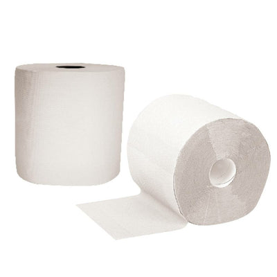ROULEAU D'ESSUYAGE BLANC X2