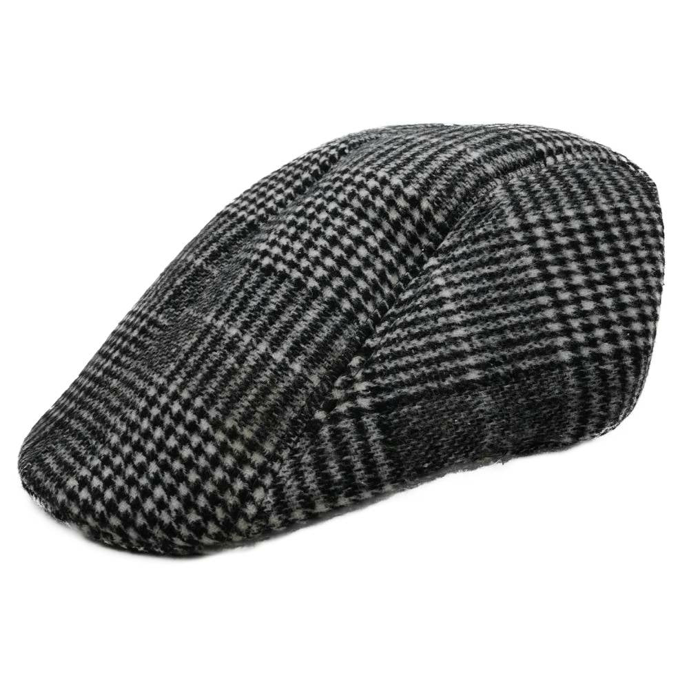 BÉRET CASQUETTE PLATE GRIS