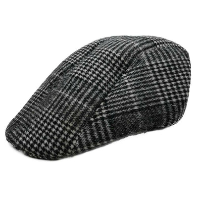 BÉRET CASQUETTE PLATE GRIS