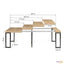 CONSOLE EXTENSIBLE MEMPHIS 235 CM (2)