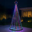 SAPIN ÉLECTRIQUE 370 LED MULTICOLORE (2)
