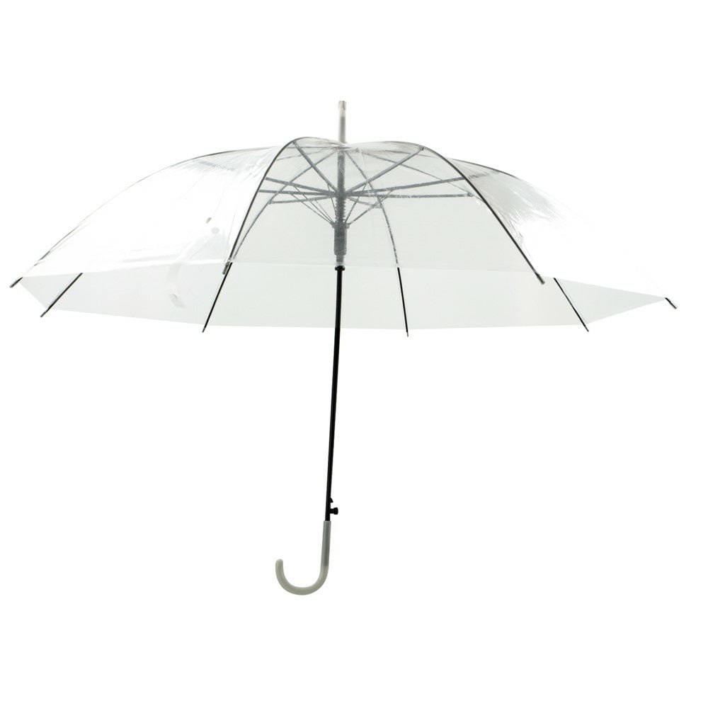 PARAPLUIE TRANSPARENT BLANC Ø 90 CM