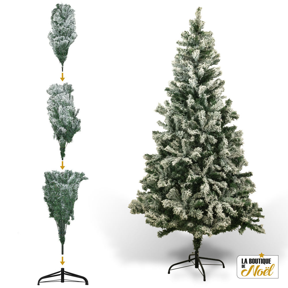 SAPIN ENNEIGÉ VERT (2)