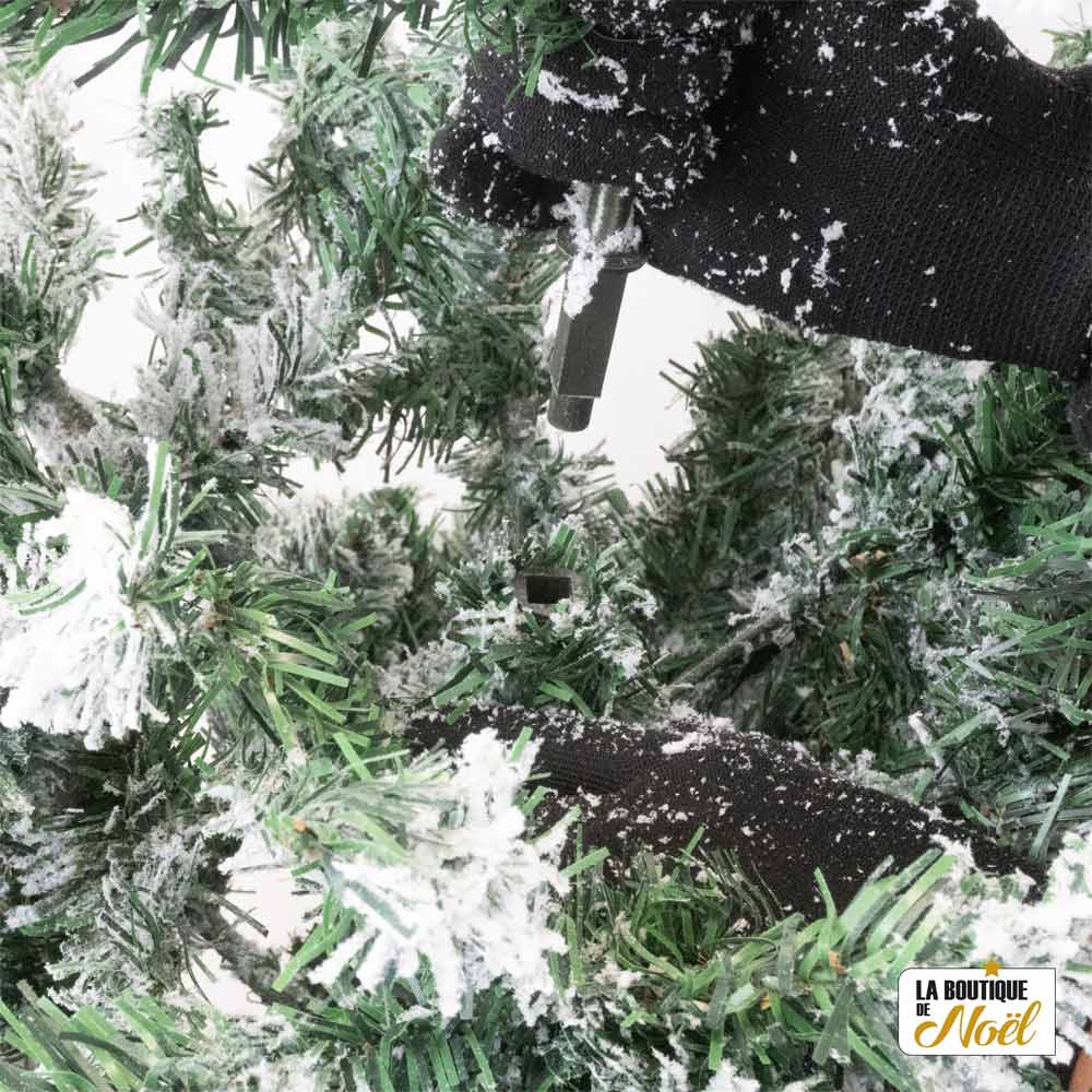 SAPIN ENNEIGÉ VERT (3)