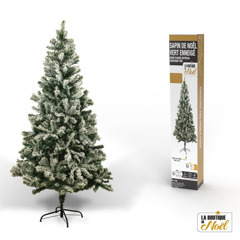 SAPIN ENNEIGÉ VERT (6)