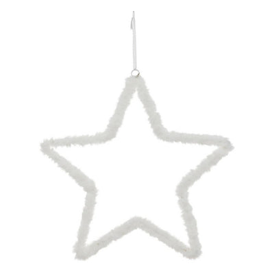 SUSPENSION ÉTOILE EN FOURRURE 20 LED