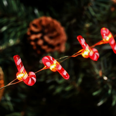 GUIRLANDE CUIVRE SUCRE D'ORGE 20 LED