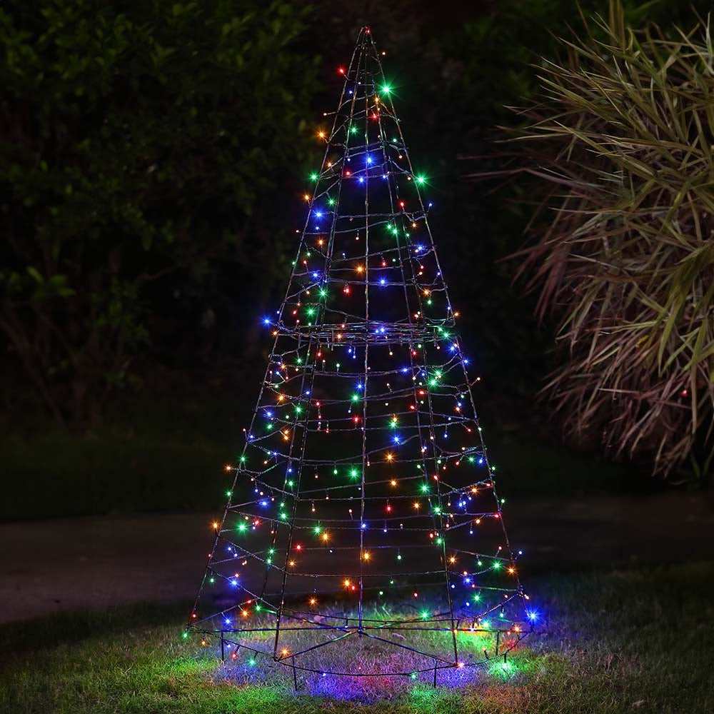 SAPIN LED SOLAIRE MULTICOLORE (1)