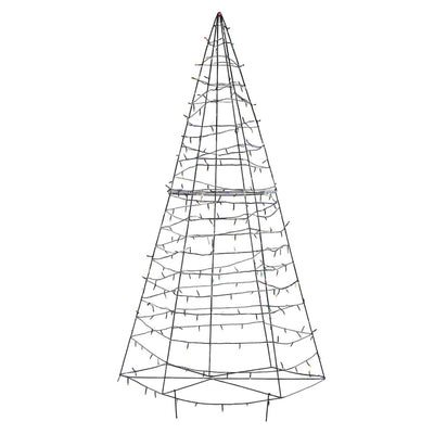 SAPIN LED SOLAIRE MULTICOLORE & SAPIN LED SOLAIRE MULTICOLORE 300 LED 150 CM