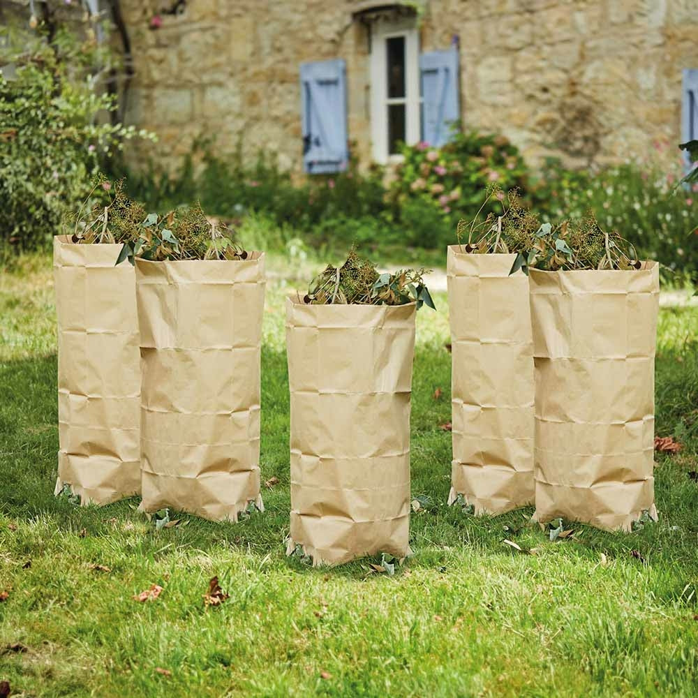 SACS DE JARDIN EN PAPIER 100 L X5 (4)