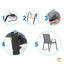CHAISES TEXTILÈNE EMPILABLES X6 (9) & CHAISES TEXTILÈNE EMPILABLES ANTHRACITE X6 (7)