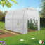 BÂCHE BLANCHE POUR SERRE DE JARDIN TUNNEL (2)