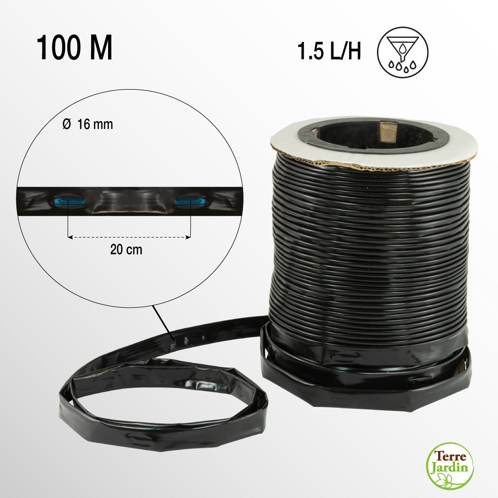TUYAU D'IRRIGATION 100 M - Ø 16 MM (5)