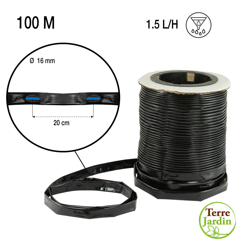 TUYAU D'IRRIGATION 100 M - Ø 16 MM (4)