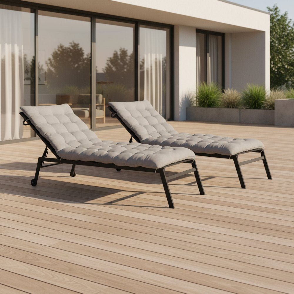 COUSSIN UNIVERSEL POUR BAIN DE SOLEIL GRIS X2 (2)