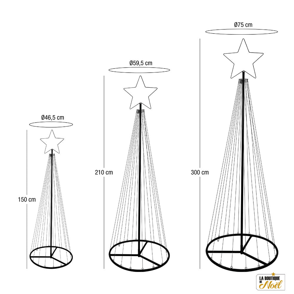SAPIN ÉLECTRIQUE LED MULTICOLORE (2)