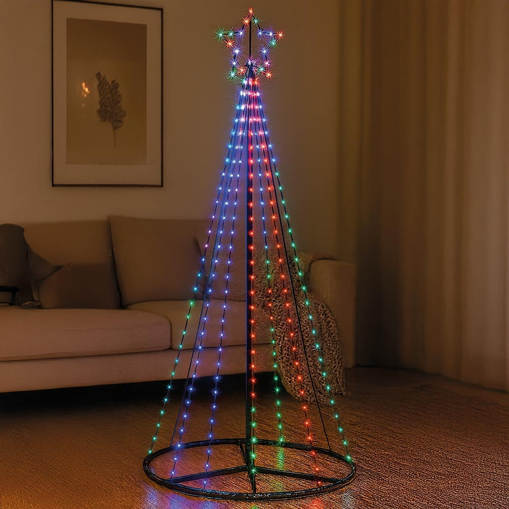 SAPIN ÉLECTRIQUE LED MULTICOLORE (6)