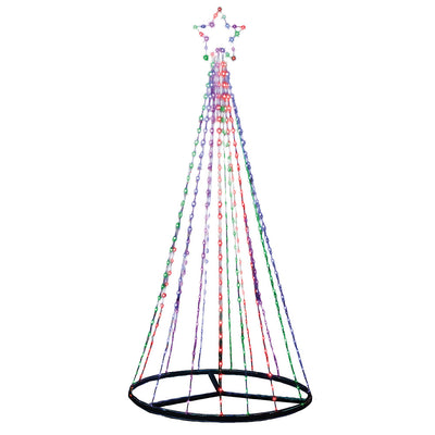 SAPIN ÉLECTRIQUE LED MULTICOLORE (1)